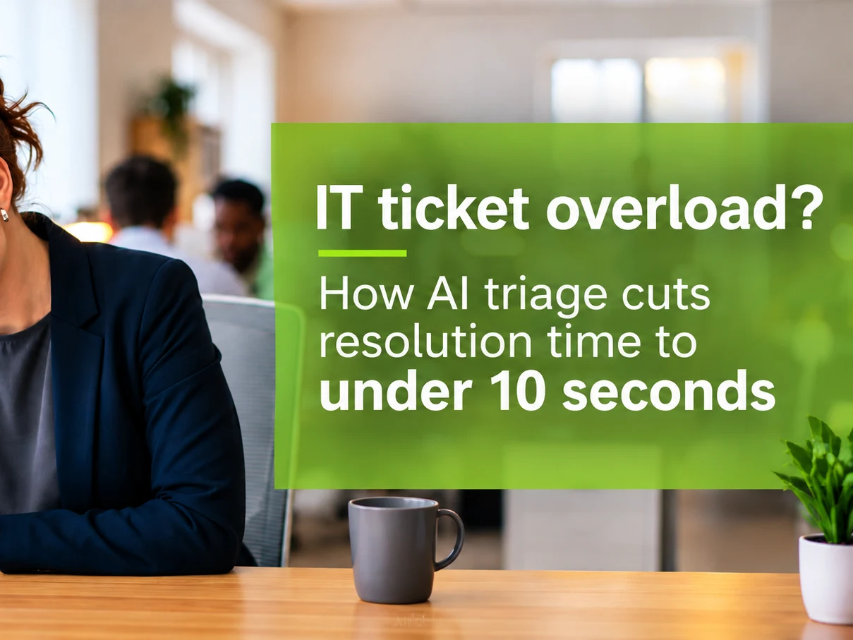 Native AI. Instant Triage. Smarter IT.